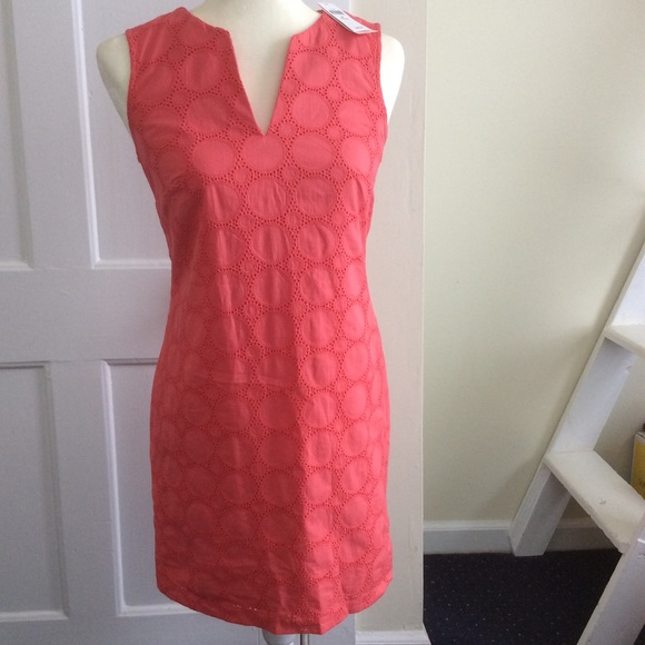 Banana Republic Dresses & Skirts - Banana Republic factory.NWT salmon eyelet Lined 2P
